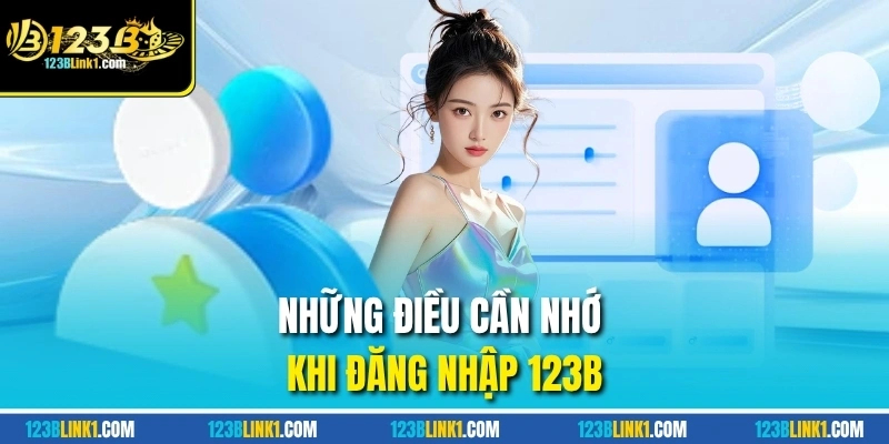 Những điều cần nhớ khi đăng nhập 123B